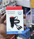 3-in-1 Car Charger (USB-C, Lightning, Micro-USB) - 1