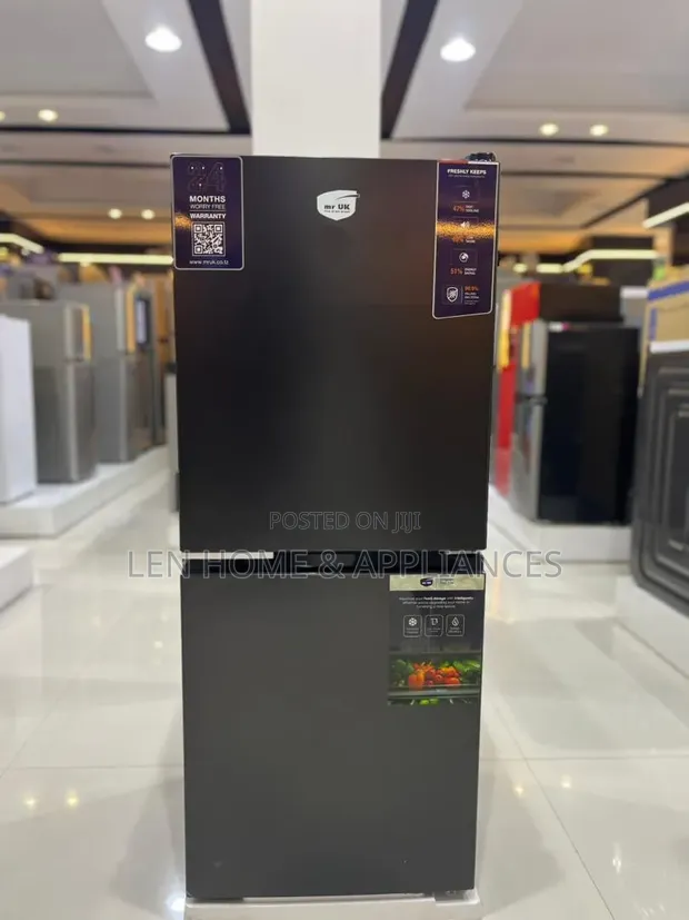 New Fridge UK F71-40-1DI Combi 140L Dark Inox - 1
