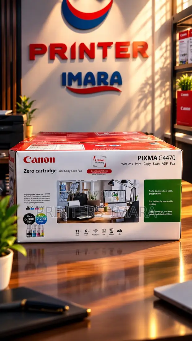 Canon PIXMA G4470 Printeri ya Wireless Yote-kwa-Moja MegaTank - 1