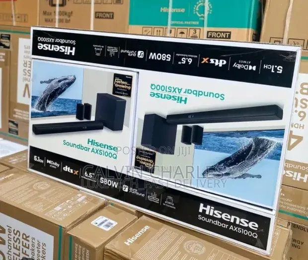 Hisense AX5100Q 5.1ch 580W Soundbar with Dolby Atmos - 1