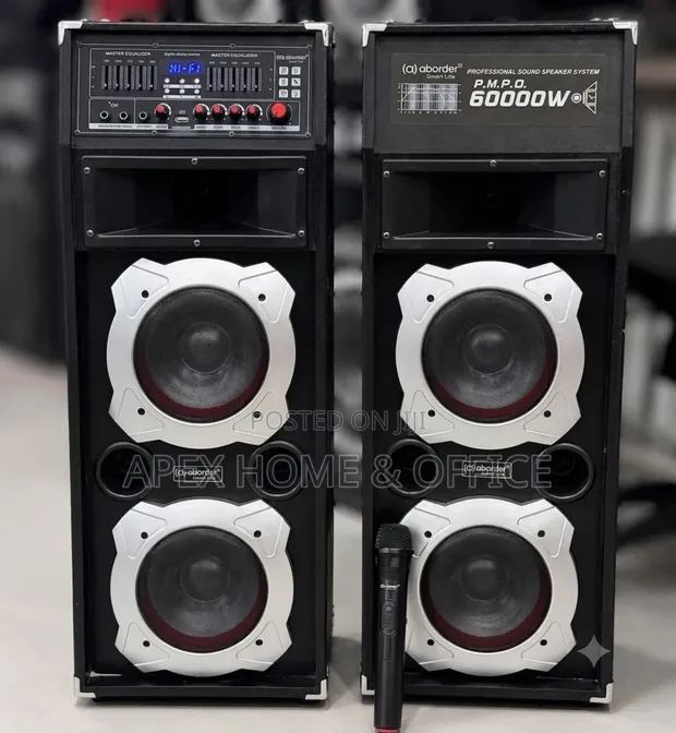 Aborder AB-608WT Tower Speakers with Bluetooth - 1