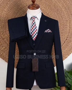 Men's Heavy Cotton Fashion Suit - 3 Pieces