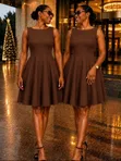 Elegant Peplum Midi Dress by Zara - 1