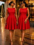 Elegant Peplum Midi Dress by Zara - 3