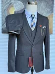 Marcelino 3-Piece Oxford Gray Suit - 2