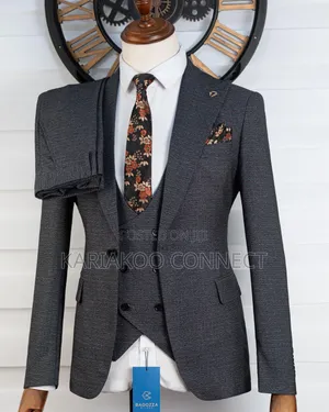 Bagozza Milano Gray 3-Piece Suit