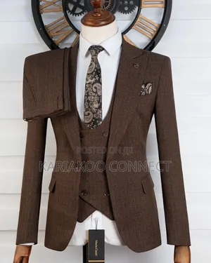 Bagozza Milano Brown 3-Piece Suit