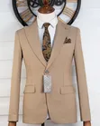 Bagozza Milano Beige 3-Piece Suit - 1