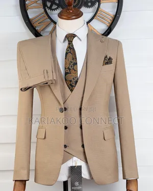 Bagozza Milano Beige 3-Piece Suit