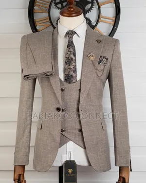 St. Oscar Turkey Beige Suit (3 Pieces)