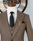 Marcelino Three-Piece Beige Suit - 2
