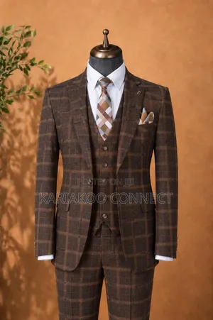 Marcelino Brown Draft Suit (3 Pieces)