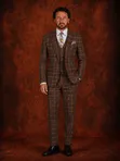 Marcelino Brown Draft Suit (3 Pieces) - 2