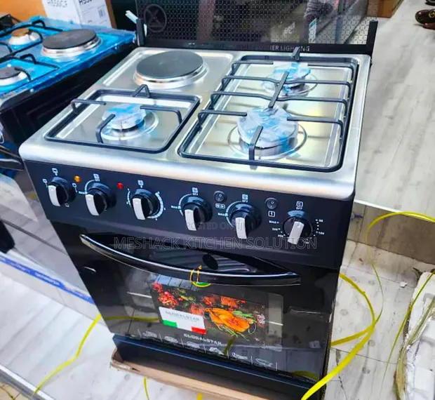 Global Star 60x50 Gas Cooker with Electric Oven - 1