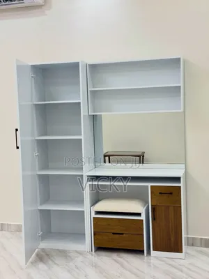 Luxury Dressing Table - Solid Mninga Wood