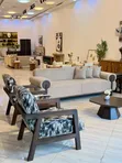 Classic Mninga Wood Sofa - 1.5M TZS - 3