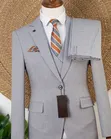 Suti ya Joselino 3-Piece Rangi ya Mvi - 2