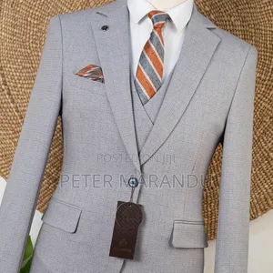 Suti ya Joselino 3-Piece Rangi ya Mvi