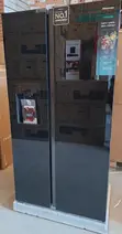 Hisense Side-by-Side Refrigerator Black Mirror Glass Ice Maker - 2
