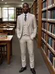 Luxury 3-Piece Double Button Suit - 2