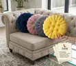 Plush Flower Cushions Set (4 pcs) - 1
