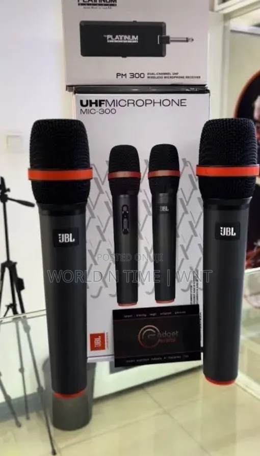 JBL Dual-Channel Wireless UHF Microphone System - 1