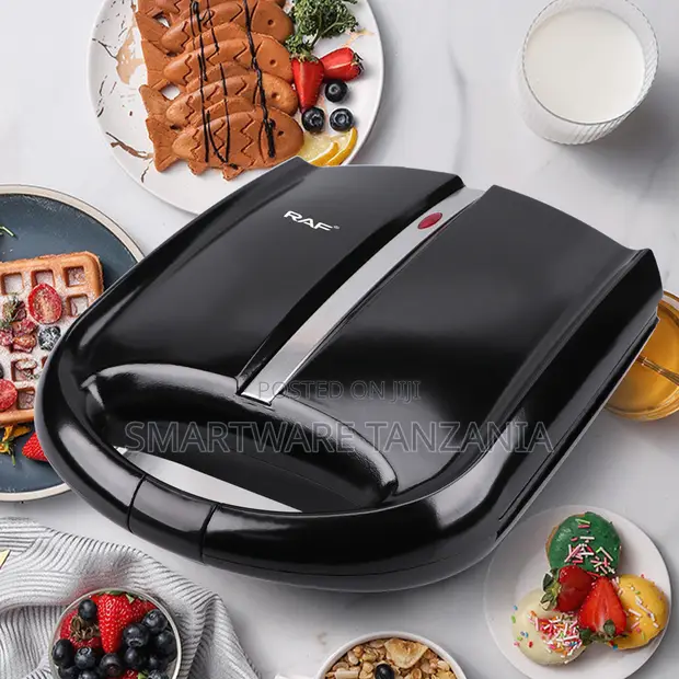 RAF 1400W Sandwich Maker with Non-Stick Coating - 1