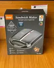 RAF 1400W Sandwich Maker with Non-Stick Coating - 2