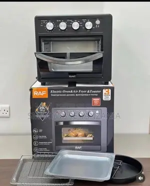 RAF Oven ya Umeme, Air Fryer & Toaster 3-in-1 (25L, 1700W)