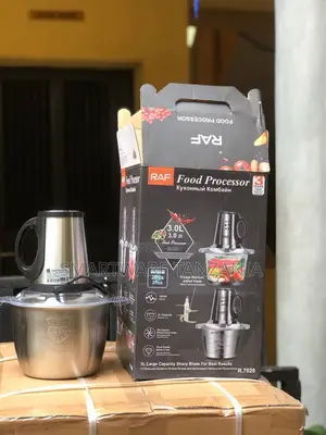 RAF Food Processor 3.0L, 1600W, Vipande 6 vya Titanium