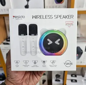 YESIDO YSW36 Wireless Karaoke Speaker with 2 Microphones