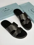Original Prada Leather Sandals - 2