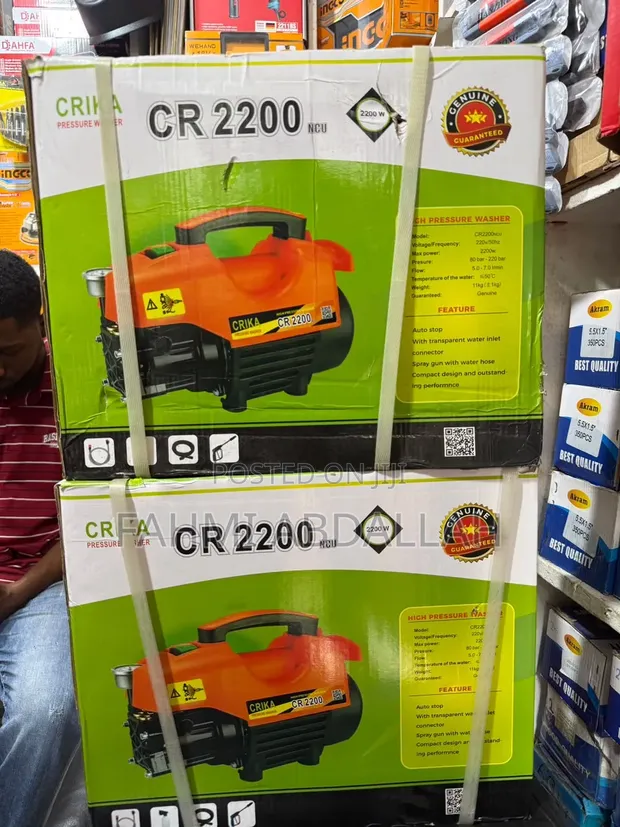 CRIKA CR2200 High Pressure Washer - 2200W - 1