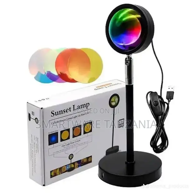 USB Sunset Lamp with Color Filters - 1