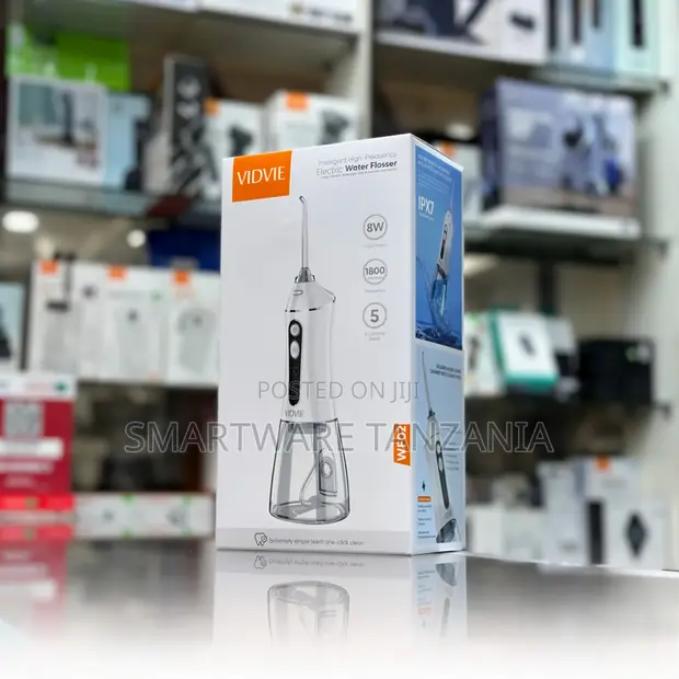 VIDVIE Water Flosser ya Umeme, 8W, 1800 Pulses/Min, IPX7, Njia 5 - 1