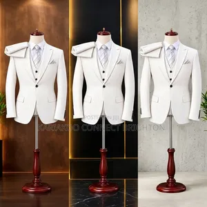 TUXEDO 3 Piece Pinstripe Slim Suit