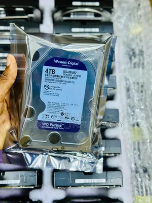 WD Purple 4TB Surveillance HDD for 64-Camera CCTV