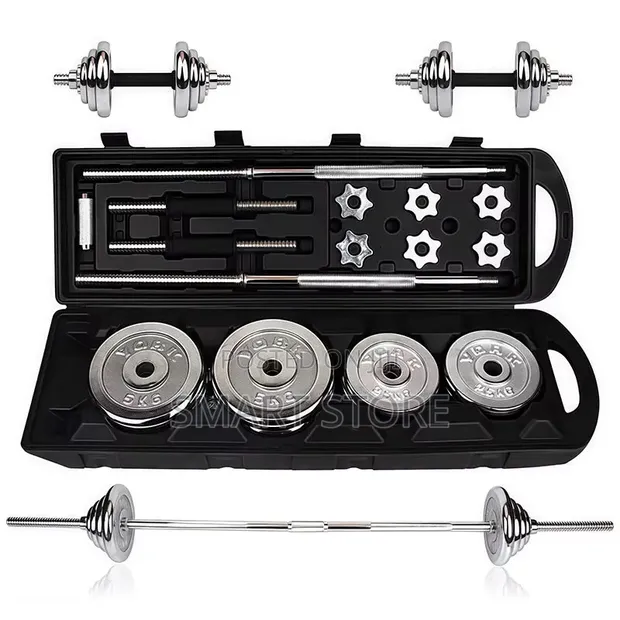 50kg Heavy Duty Dumbbell Set - Brand New - 1