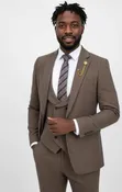 YOSENINO 3-Piece Tweed Suit - 3