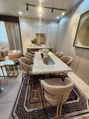 Zuo Modern Luxury Rectangular Dining Table Set (6 Seater)
