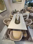 Zuo Modern Luxury Rectangular Dining Table Set (6 Seater) - 5