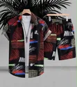 Men's Tropical Palm Shirt & Shorts Set - Zara - 2