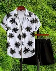 Men's Tropical Palm Shirt & Shorts Set - Zara - 3