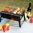 Portable Charcoal BBQ Grill (Folding) - 3