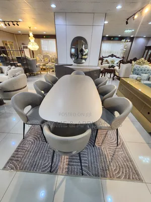 Luxury Dining Set - 8 Chairs, Brand New