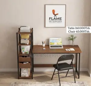 Computer Table with Shelves and Drawers (Home/Office)