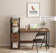Computer Table with Shelves and Drawers (Home/Office) - 3
