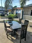 Dinning Table Set - Nyeusi, Watu 6 - 1