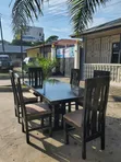 Dinning Table Set - Nyeusi, Watu 6 - 2