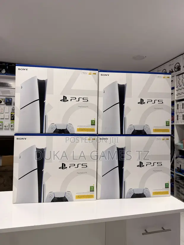 PlayStation 5 Slim Disc Mpya Kabisa - 1